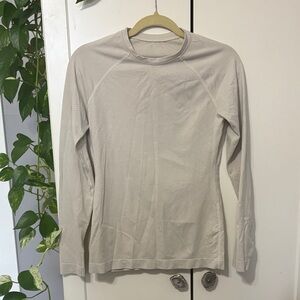 Figs Off-White Seamless Top